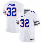 Men's Florida Gators #32 Mordecai McDaniel NCAA Nike White Authentic Stitched College Football Jersey KPU8362HX